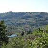 Vista verso la Rocca di Carmignano.