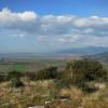 Dal Monte Legnaio, panorama sul Lago di Massaciuccoli e le Alpi Apuane